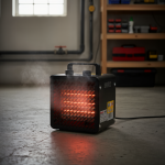 Termosuflanta ventilator electric Hecht 3544 putere 3000 w termostat reglabil capacitate 30 mc