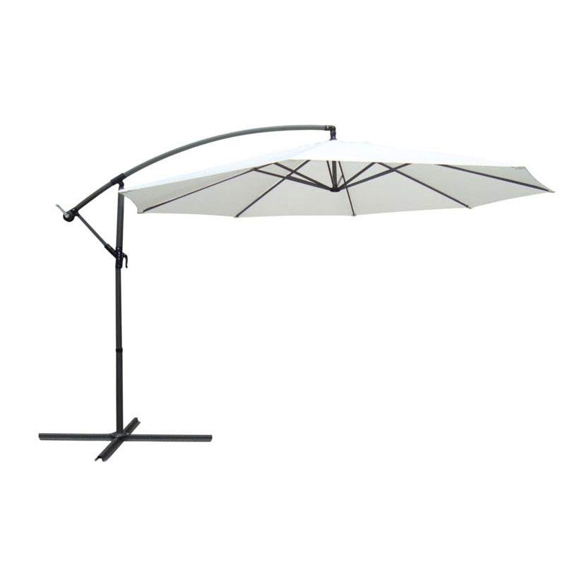 Umbrela pentru gradina HECHT SUNNY, cadru din aluminiu, diametru 300 cm, baza 100 x 100 cm