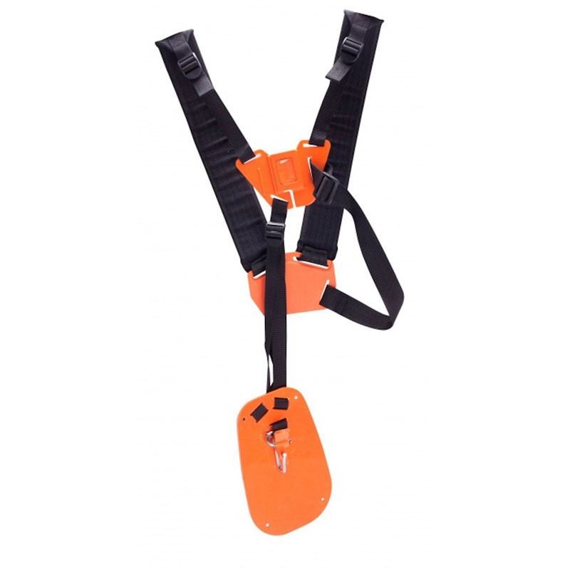Curea de umar pentru trimmer HECHT 000102, tip ham, culoare negru/portocaliu