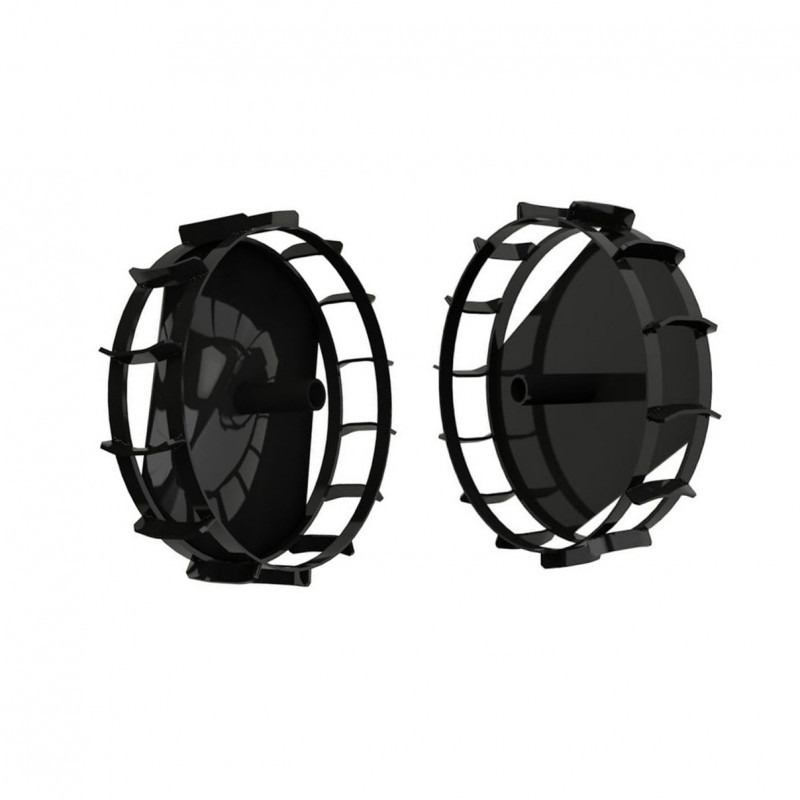 Set roti de metal HECHT 8001004, compatibile cu motocultorul Hecht 785, 790BS