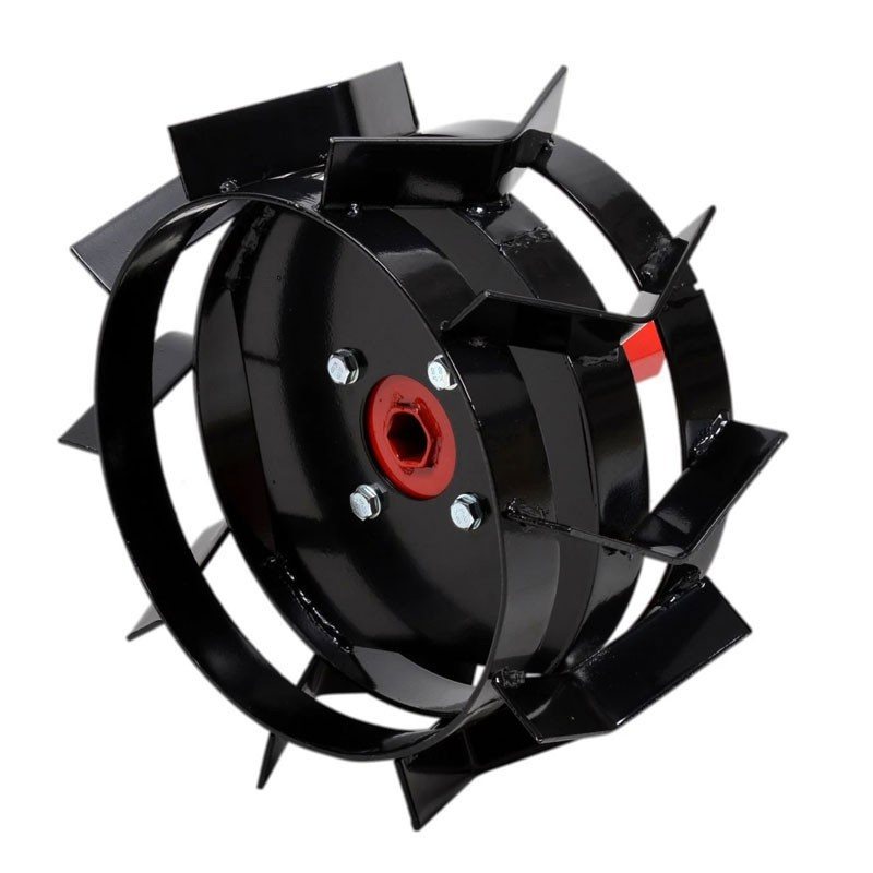 Set 2 roti metalice HECHT 007104, accesoriu compatibil cu motocultorul Hecht 7100