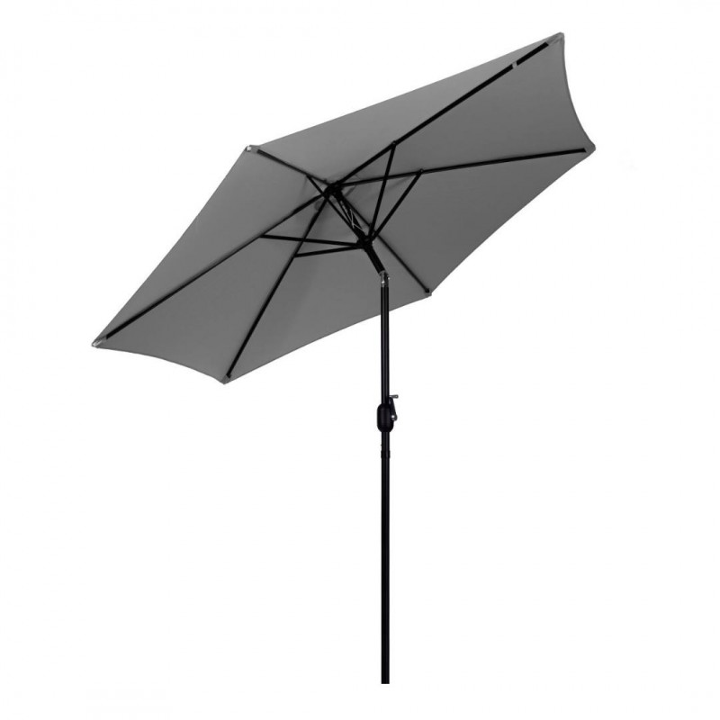 Umbrela pentru gradina HECHT Shadow, cadru din otel, diametru 270 cm, inaltime 2.2 m, fara baza