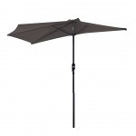 Umbrela pentru gradina HECHT Shadow, cadru din otel, diametru 270 cm, inaltime 2.2 m, fara baza