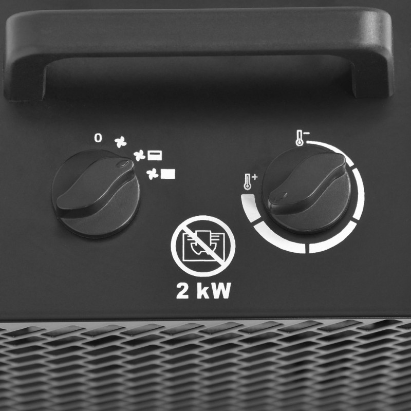 Termosuflanta ventilator electric Hecht 3544 putere 3000 w termostat reglabil capacitate 30 mc