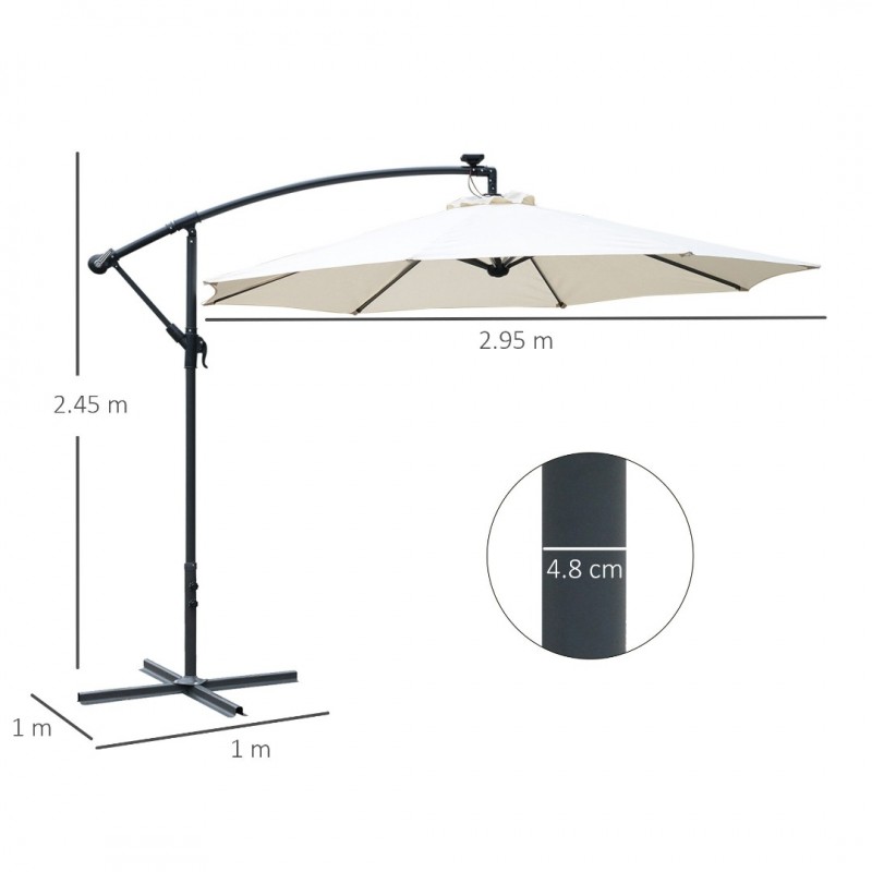 Umbrela pentru gradina HECHT SUNNY