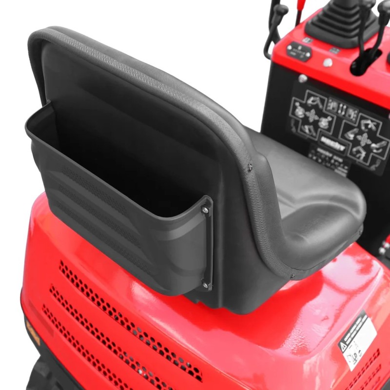 Mini excavator HECHT 2710 putere 6,3 kW benzina 306 cmc 4T viteza 1,7 km/h sistem hidraulic