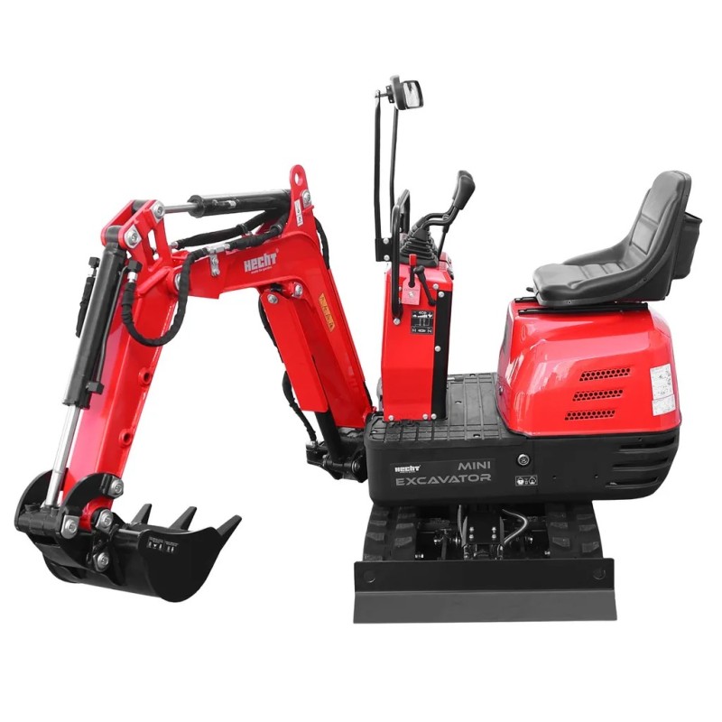 Mini excavator HECHT 2710 putere 6,3 kW benzina 306 cmc 4T viteza 1,7 km/h sistem hidraulic