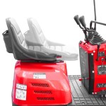 Mini excavator HECHT 2710 putere 6,3 kW benzina 306 cmc 4T viteza 1,7 km/h sistem hidraulic
