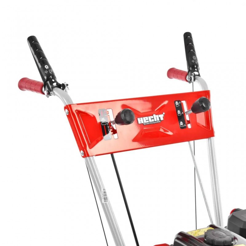 Masina multifunctionala de curatat cu perie HECHT 8615, motor benzina 4 timpi, 196 CC, latime lucru 60 cm, 4 viteze inainte si 2 viteze inapoi
