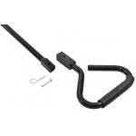 Remorca / carucior pentru Tractorase de tuns iarba Hecht 52145, capactitate incarcare 250 kg, cu maner
