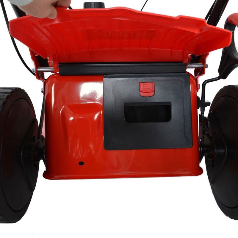 Masina de tuns iarba pe benzina Hecht 543SWE, 98.5 cmc, latime lucru 43 cm, autopropulsie 3.6 Km/h, pornire electrica