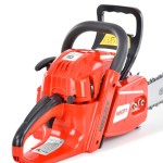 Motofierastrau Hecht 958 lama de 39 cm motor de 58 cm3 cu o putere nominala de 33 cp. Greutate 55 kg.