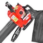 Suflanta aspirator pentru frunze Hecht 9254 pe benzina putere 1 cp viteza aer 148 km h 5.8 Kg