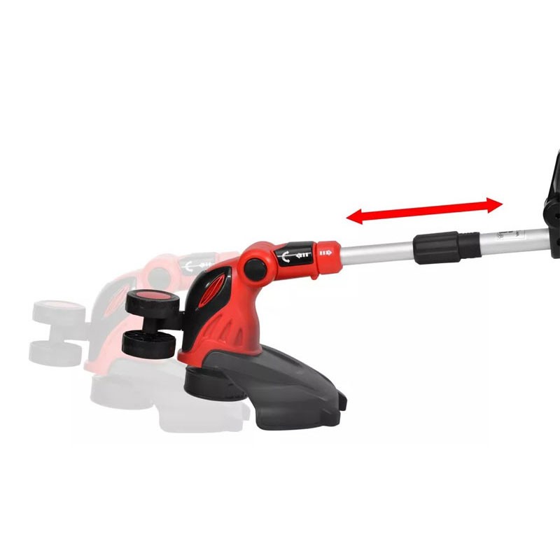 Trimmer de iarba Hecht 5020, cu acumulator 20 V, latime de lucru 25 cm