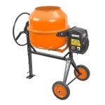 Betoniera HECHT 2221, putere 1050 W, capacitate 200 l, 95 kg