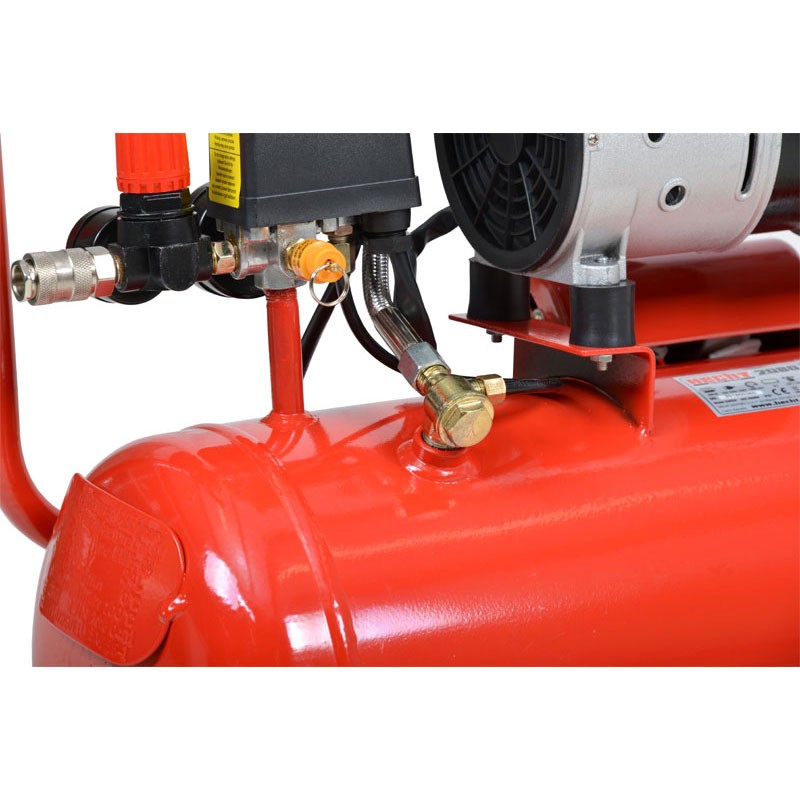 Compresor de aer Hecht 2080 fara ulei putere 800 w 8 bar rezervor 24 l