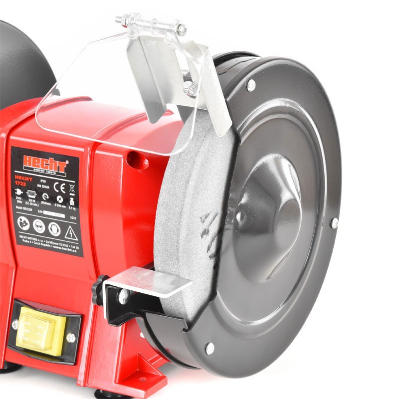 Polizor de banc Hecht 1723 putere 350 w diametru piatra 200 mm 2950 rpm