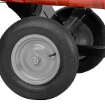 Remorca pentru transport Hecht 53080 compatibila si cu tractoarele de gazon capacitate incarcare 300 kg