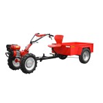 Remorca cu scaun Hecht 57100 capacitate 400 75 kg pentru motocultorul Hecht 7100