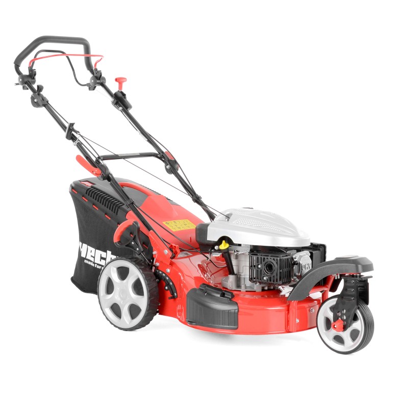 Masina de tuns iarba pe benzina Hecht 5533SW, 4.9 CP, 173 cmc, latime lucru 51 cm, autopropulsie
