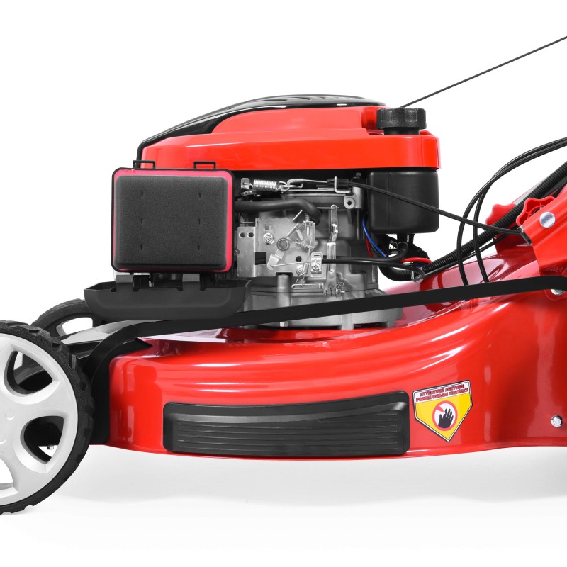 Masina de tuns iarba pe benzina Hecht 5564SXE, 4.9 cp, latime 56 cm, 4.5 km/h, pornire electrica