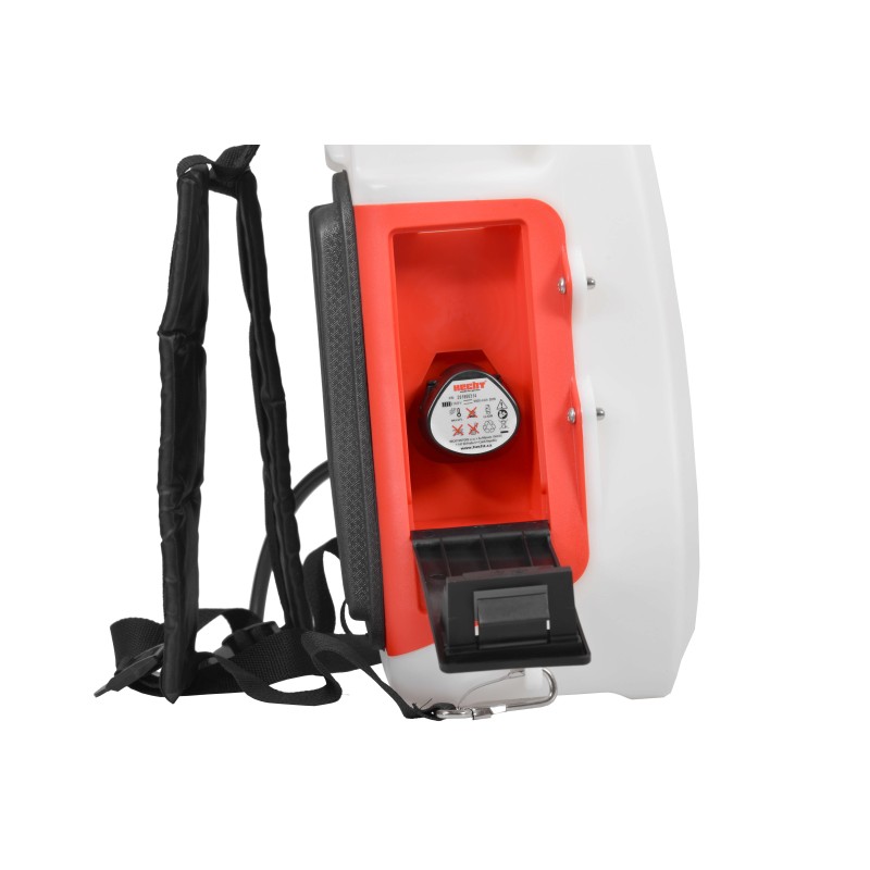 Pulverizator Hecht 410 accu, acumulator 10.8 V, 2.5 Ah, recipient 10l