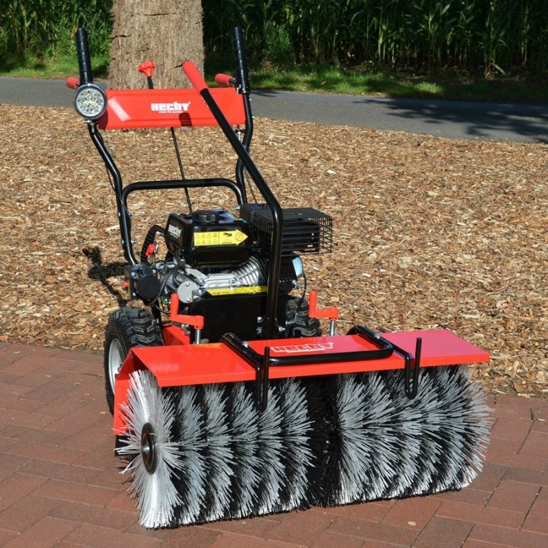 Masina de maturat HECHT 8680 SE, motor benzina, capacitate cilindrica 196 CC, latime maxima de lucru 80 cm, fara accesorii