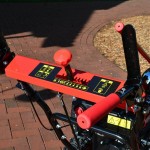 Masina de maturat HECHT 8680 SE, motor benzina, capacitate cilindrica 196 CC, latime maxima de lucru 80 cm, fara accesorii