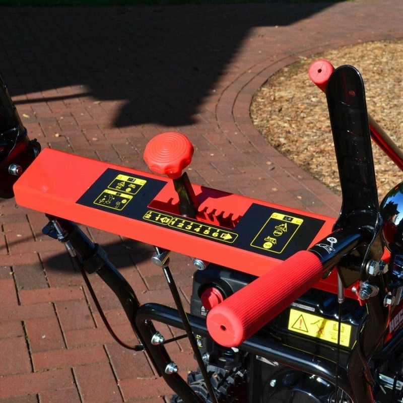 Masina de maturat HECHT 8680 SE, motor benzina, capacitate cilindrica 196 CC, latime maxima de lucru 80 cm, fara accesorii