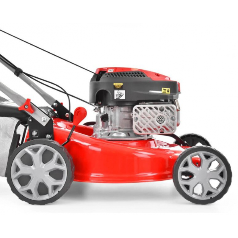 Masina de tuns iarba cu motor pe benzina, autopropulsata, HECHT 546 SC, 2.5 kW, 144 CC, latime de lucru 46 cm, cos colector 60 l
