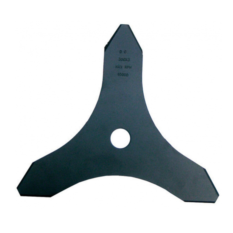 Cutit cu 3 dinti HECHT 600610, pentru motocoase si trimmere, diametru lama 300 mm, grosime 3 mm