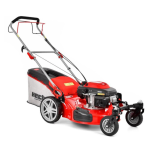 Masina de tuns iarba cu motor pe benzina, autopropulsata, HECHT 551 XR, 3.5 kW, 196 CC, latime de lucru 51 cm, cos colector 75 l