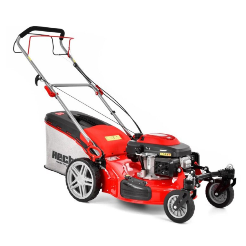 Masina de tuns iarba cu motor pe benzina, autopropulsata, HECHT 551 XR, 3.5 kW, 196 CC, latime de lucru 51 cm, cos colector 75 l