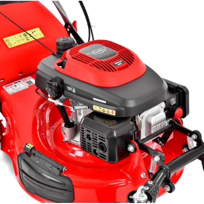 Masina de tuns iarba cu motor pe benzina, autopropulsata, HECHT 551 XR, 3.5 kW, 196 CC, latime de lucru 51 cm, cos colector 75 l