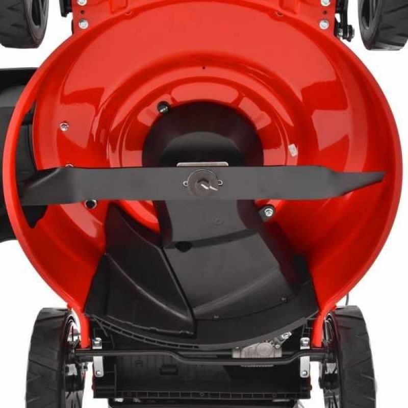 Masina de tuns iarba cu motor pe benzina, autopropulsata, HECHT 554 SX, 4.4 kW, 224 CC, latime de lucru 53 cm, cos colector 75 l