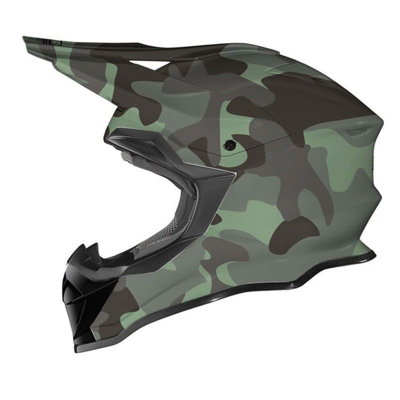 Casca moto ATV integrala HECHT 56915S, STARS design, material ABS, marime S 55-56 cm, multicolor