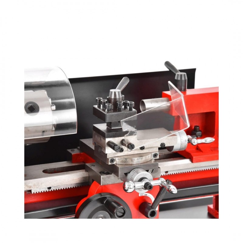 Strung electric pentru metal HECHT 8410, 370W, MT2, MT3, diametru maxim 180 mm, lungime maxima 300 mm