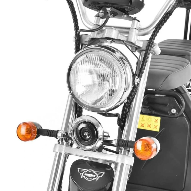 Scuter electric Hecht cocis black motor 1500 w viteza maxima 45 km h autonomie maxim 60 km negru