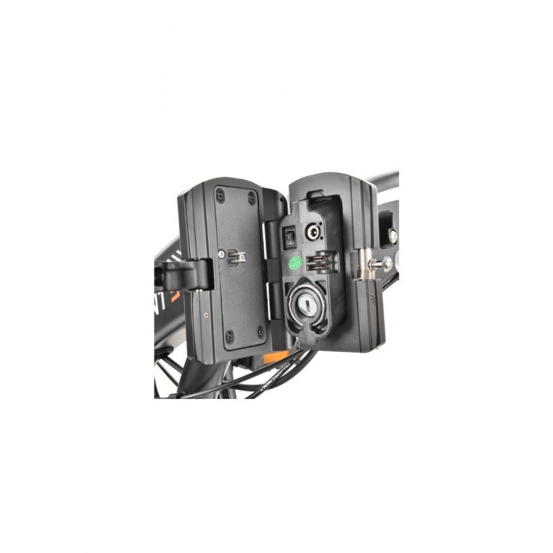 Bicicleta electrica Hecht Compos Black, schimbator shimano