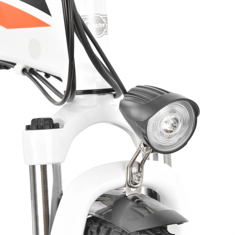 Bicicleta electrica pliabila HECHT Compos White