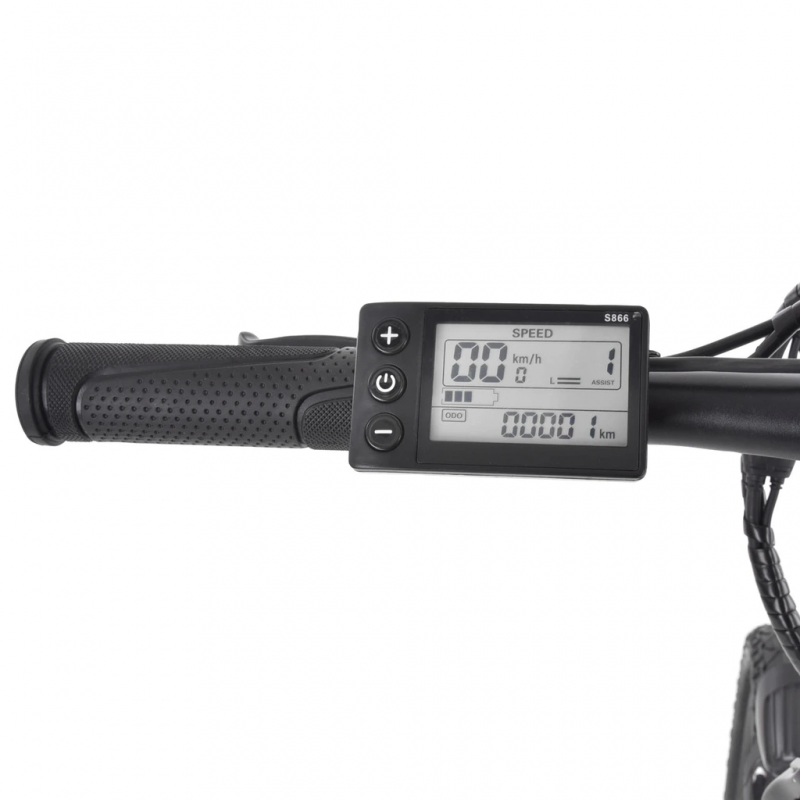 Bicicleta electrica pliabila HECHT Compos White