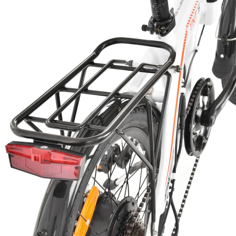 Bicicleta electrica pliabila HECHT Compos White