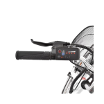 Bicicleta electrica Hecht prime white cu sasiu din aluminiu schimbator shimano acumulator 36 v
