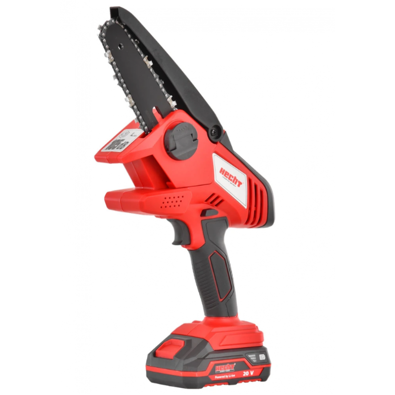 Fierastrau cu lant pe acumulator HECHT 9922, lungime lama 11 cm, viteza lant 5 m/s, alimentare 20 V, fara acumulator, fara incarcator
